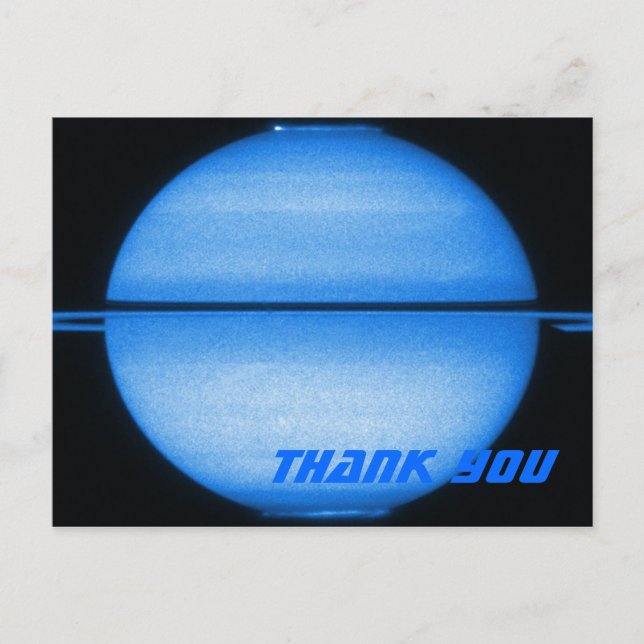 Saturn Light Show Thank You Postcard (Front)