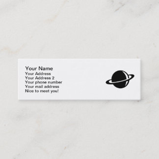 Saturn Mini Business Card