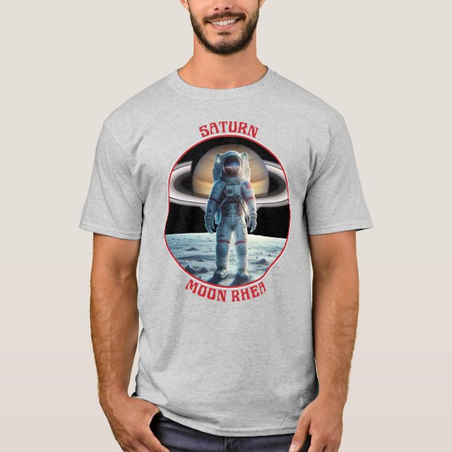 Saturn Moon Rhea T-Shirt (Front)