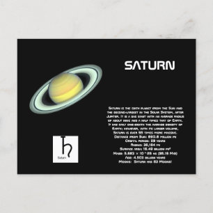 Saturn Postcard