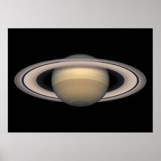 Saturn Poster colossal - cadeau Espace et Astronom