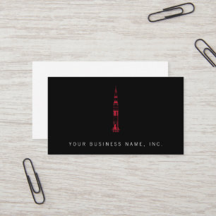 Saturn Rocket Business Card