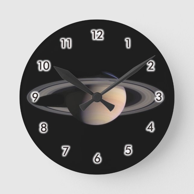 Saturn Round Clock (Front)