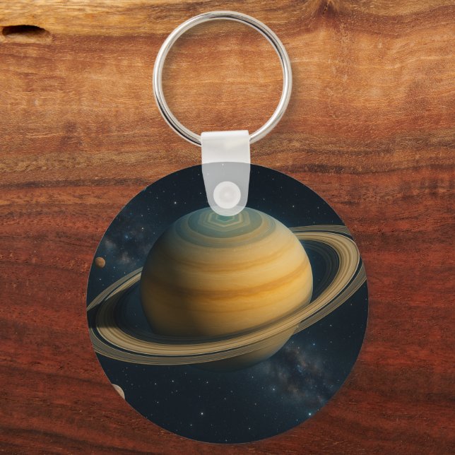 Saturn’s Rings – Cosmic Keychain (Front)