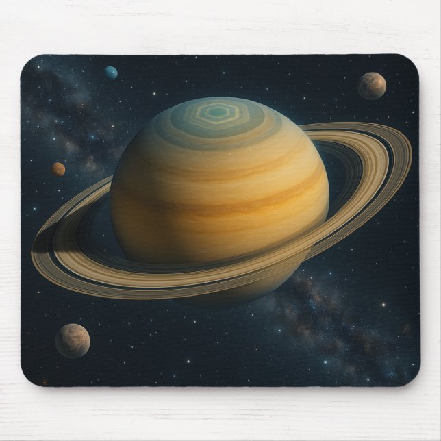 “Saturn’s Rings” Mouse Mat (Front)