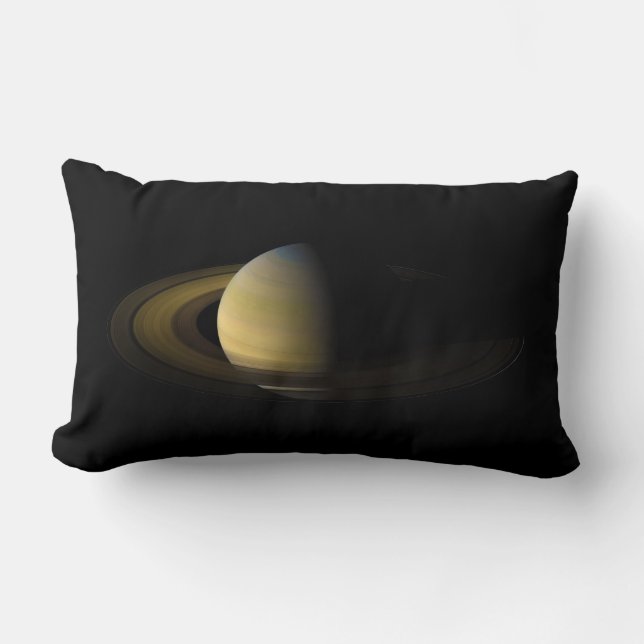 Saturn the Sixth Planet from the Sun Lumbar Pillow (Front)