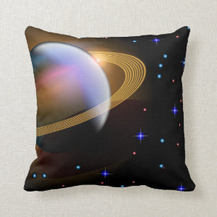 Saturn Throw Pillow