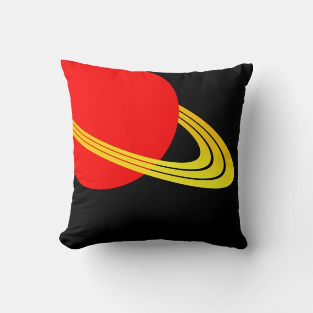 Saturn Throw Pillow (Front)