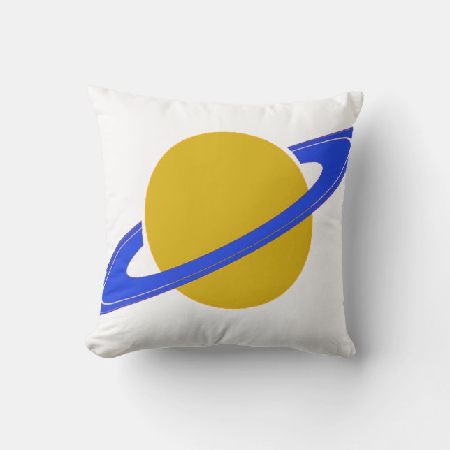 SATURN THROW PILLOW (Front)