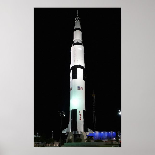 Saturn V launch Vehicle Poster (Front)