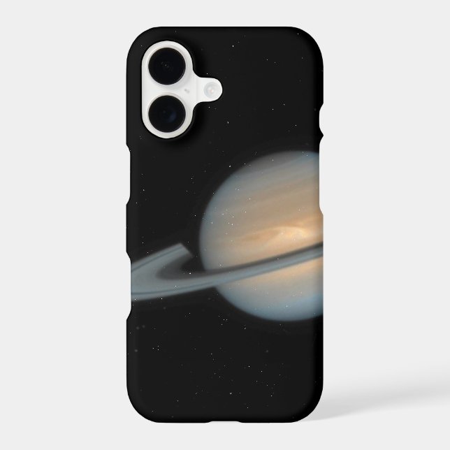 Saturn with Rings in Outer Space (Back)