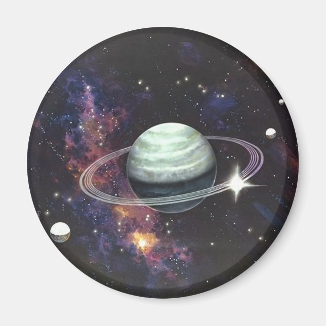 Saturn with Rings Magnet (Front)