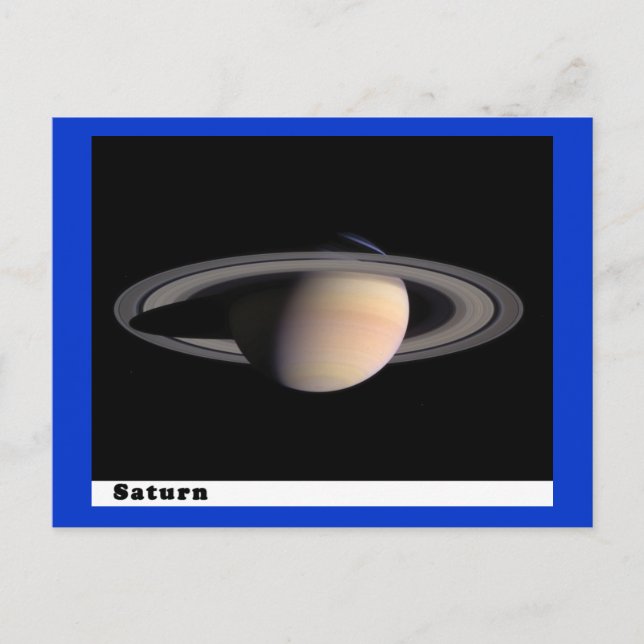 Saturn with Rings Postcard (Front)