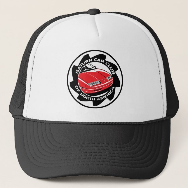 SaturnCarClub LogoSilo.png Trucker Hat (Front)