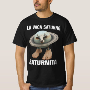 Saturnita La Vaca Saturno Italian Brainrot Birthda T-Shirt