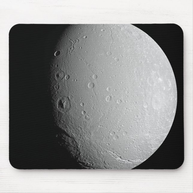 Saturn's moon Dione 2 Mouse Pad (Front)