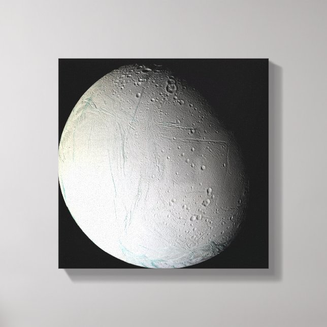 Saturn's moon Enceladus 2 Canvas Print (Front)