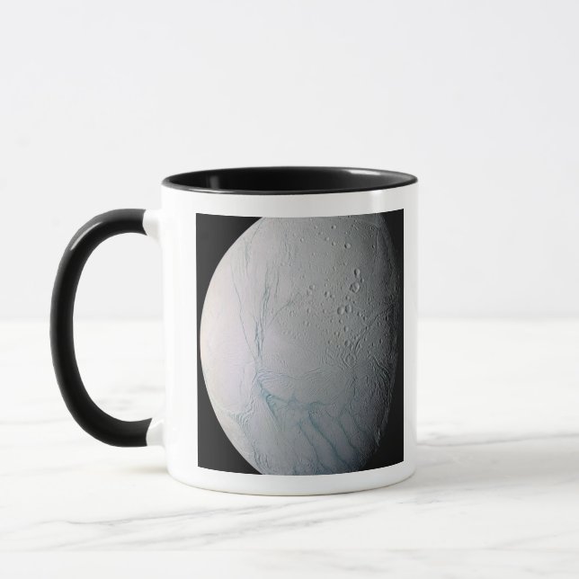 Saturn's moon Enceladus 2 Mug (Left)