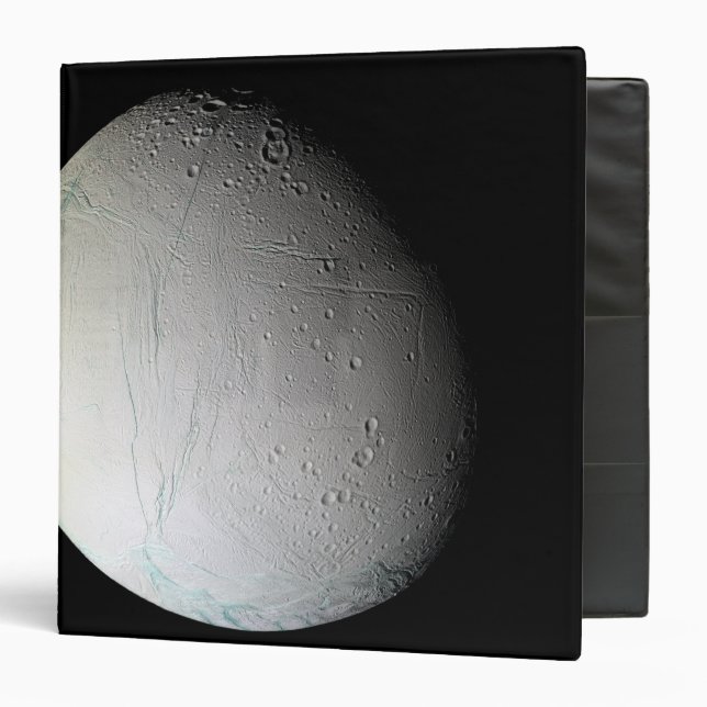 Saturn's moon Enceladus 3 Binder (Front/Inside)
