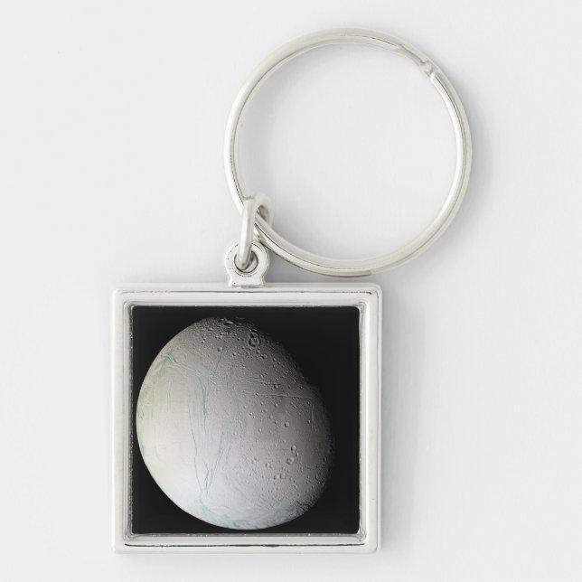 Saturn's moon Enceladus 3 Keychain (Front)