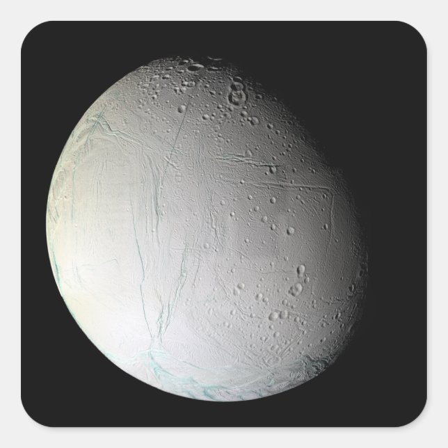 Saturn's moon Enceladus 3 Square Sticker (Front)