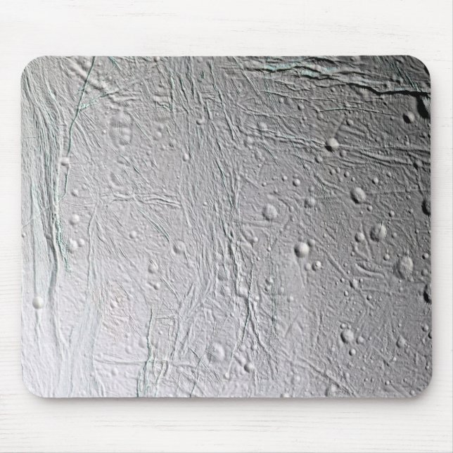 Saturn's moon Enceladus 4 Mouse Pad (Front)