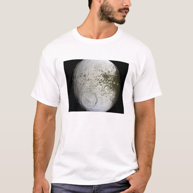 Saturn's moon Iapetus 2 T-Shirt (Front)