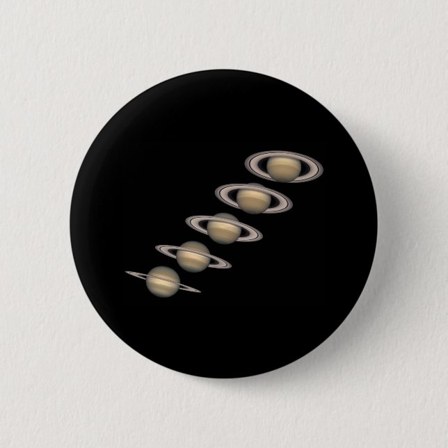 Saturn's Rings 2 Inch Round Button (Front)