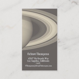 Saturn's Rings Business Card