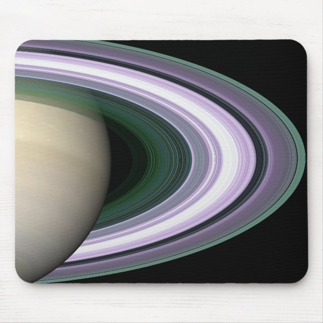 Saturn's Rings Mouse Pad (Front)