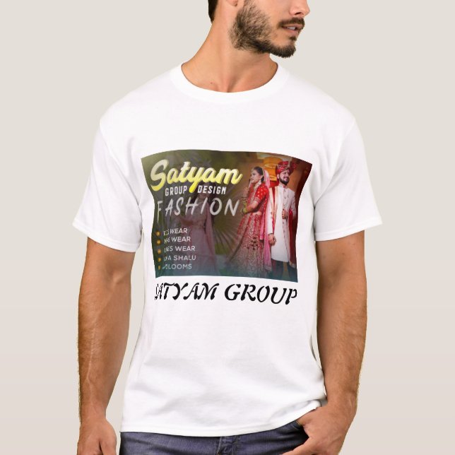 SATYAM GROUP TSHART T-Shirt (Front)