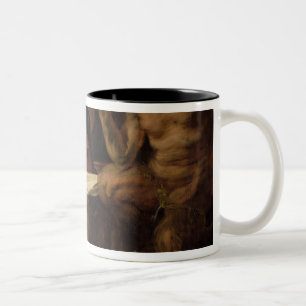 Satyr and Peasant, 1620 Two-Tone Coffee Mug