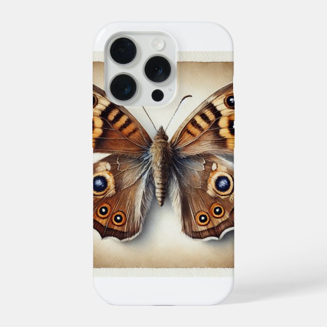 Satyr Butterfly in Natural Harmony 071124IREF231 - iPhone Case (Back)