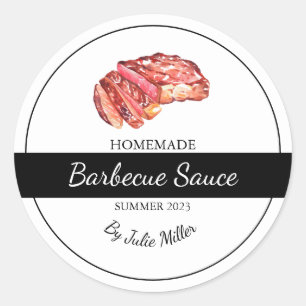 Sauce barbecue au boeuf maison Étiquette barbecue