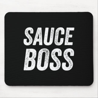 Sauce Boss Chef Bbq Cook Food Humorousa Mouse Pad