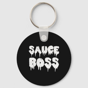 Sauce Boss Chef Bbq Cook Food Humourous Keychain