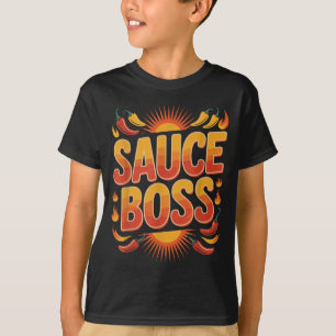 Sauce Boss Funny Bbq Cooking Meme T-Shirt