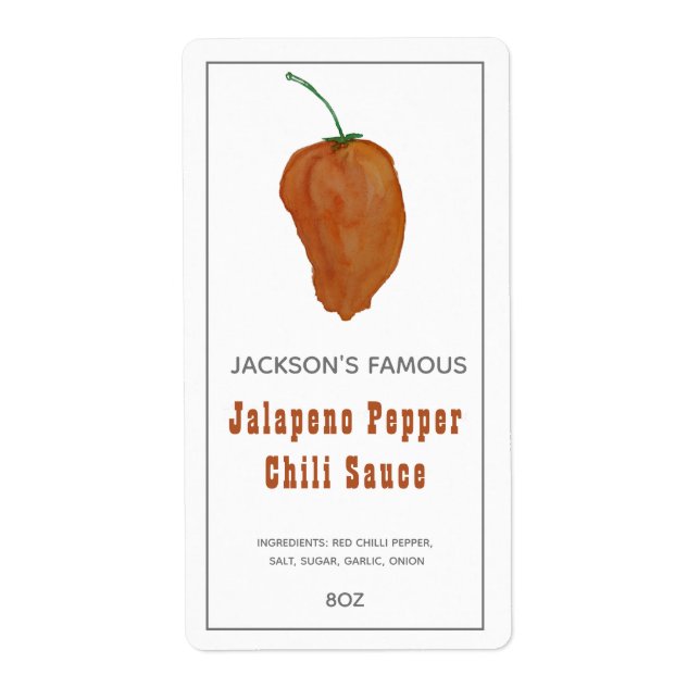 Sauce chaude maison Jalapen Pepper Chili Sauce (Devant)