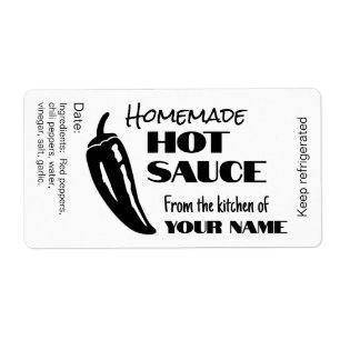 Sauce chaude maison personnalisée Pepper de chili