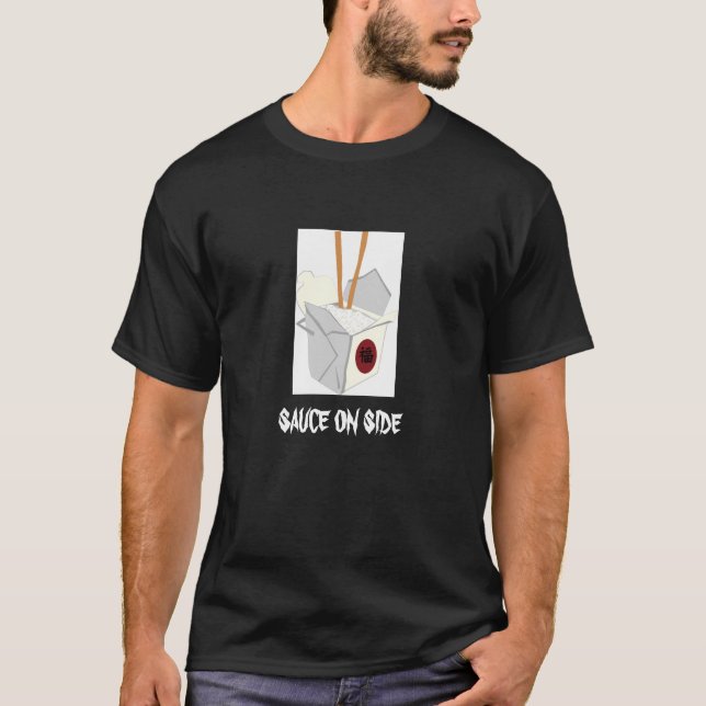 Sauce sur le T-shirt latéral (Devant)