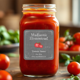 Sauce tomate   Sticker Carré