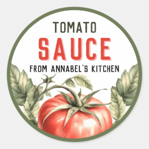 Sauce tomate sur mesure en conserve étiquette styl