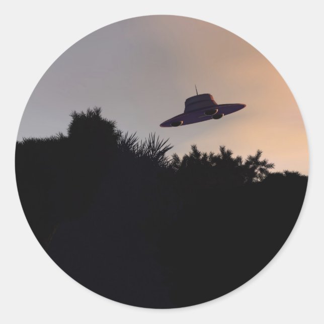 Saucer classique 2 Sticker (Devant)