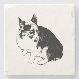 Saucer Sentinel Stone Coaster