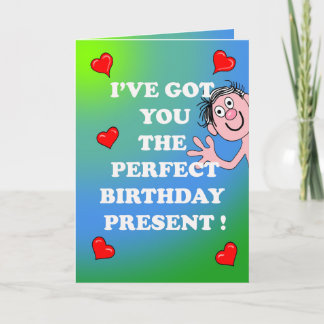 Saucy Birthday Card