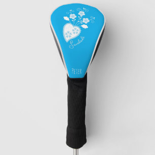 Saudade means I miss you Portuguese heart Golf Head Cover