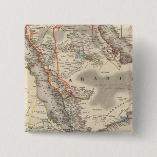 Saudi Arabia 2 Inch Square Button