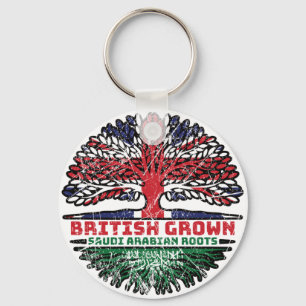 Saudi Arabia Arabian Uk United Kingdom British Keychain