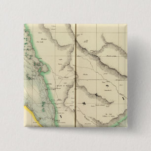 Saudi Arabia, Asia 100 2 Inch Square Button