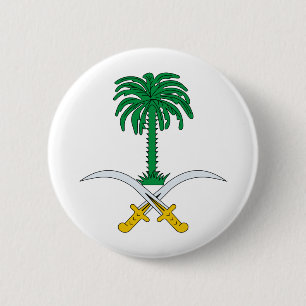 Saudi Arabia coat of arms 2 Inch Round Button